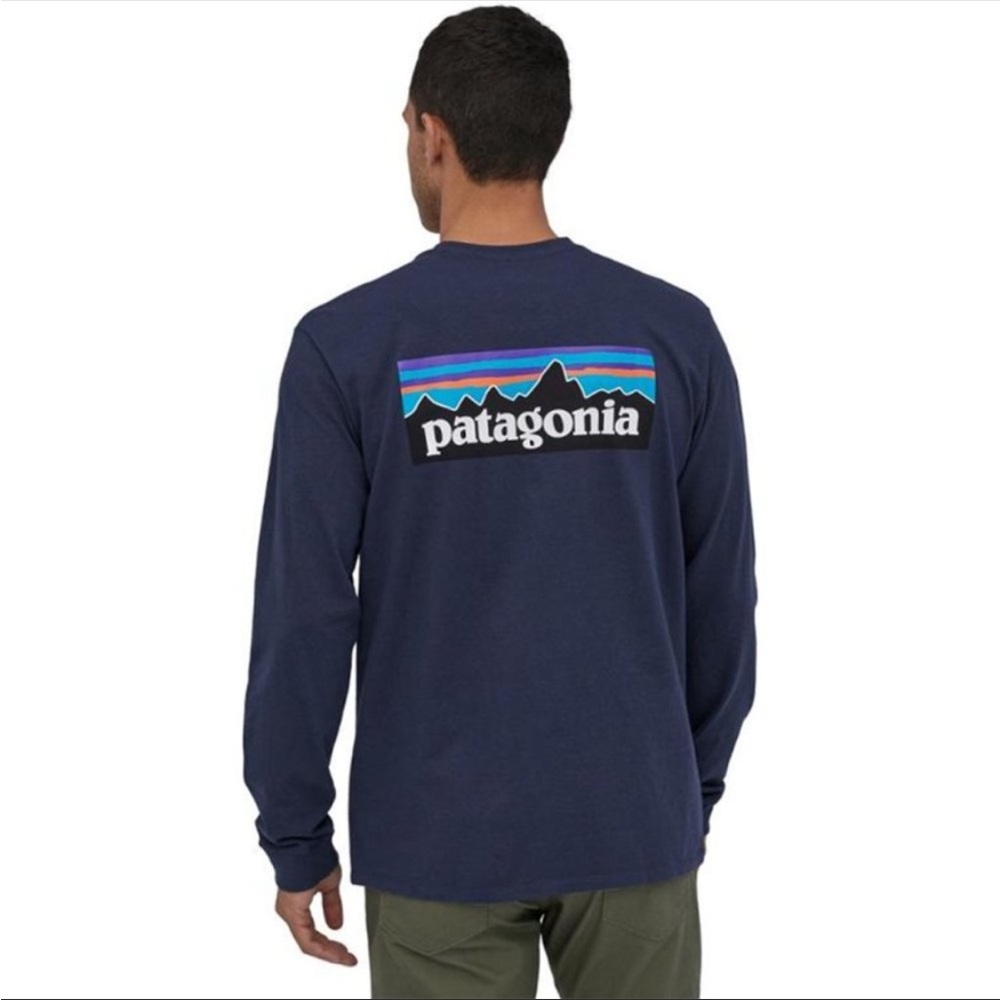 Patagonia Long-Sleeved Crewneck Shirt Classic Navy medium